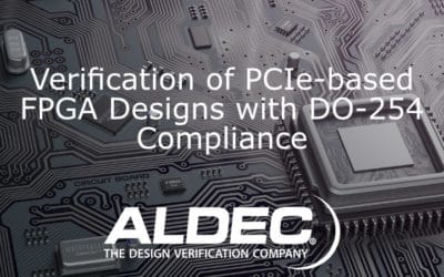 Verifizierung von PCIe-basierten FPGA-Designs, die DO-254-Konformität erfordern